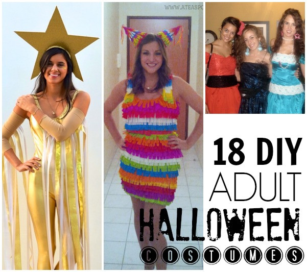 Cute DIY Halloween Costumes For Adults
 19 Easy DIY adult costumes C R A F T
