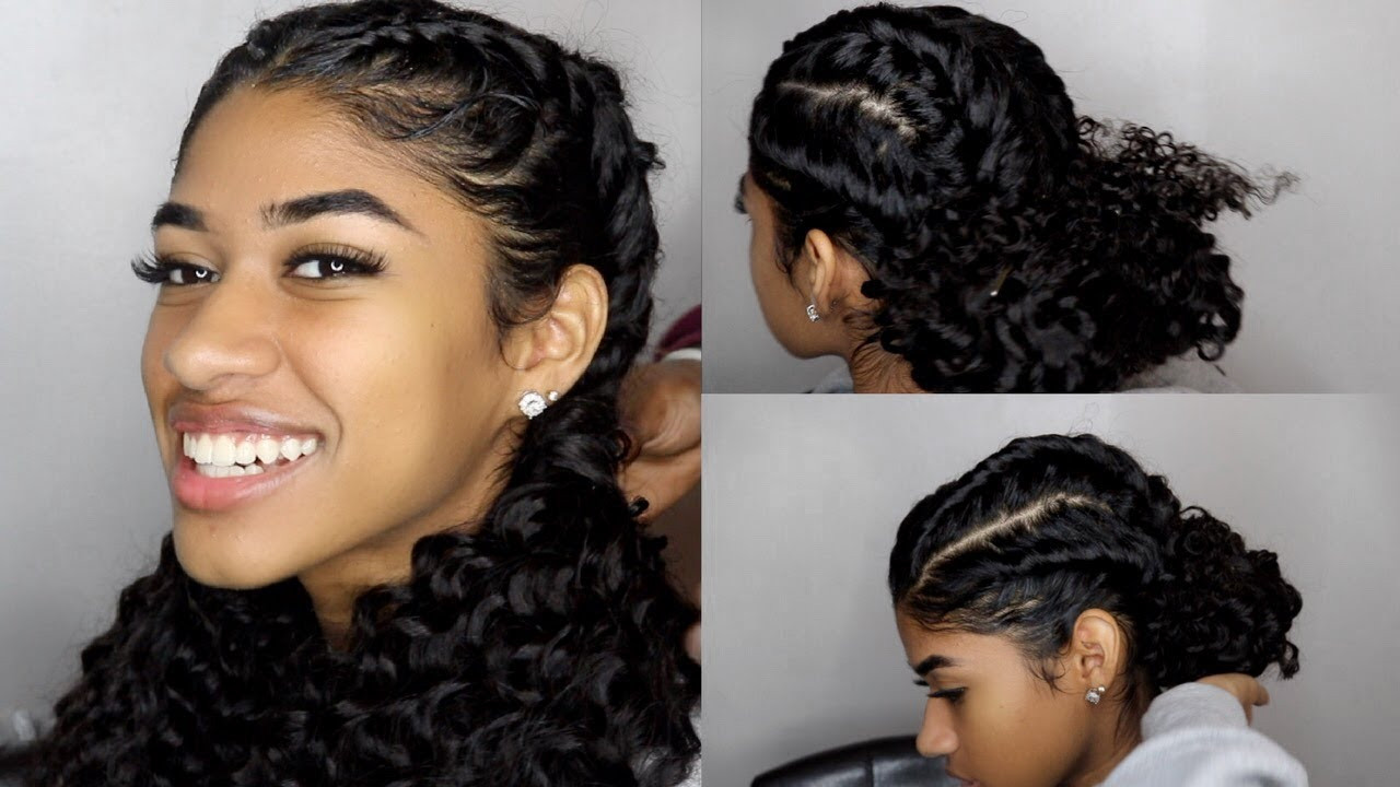 Cute Easy Curly Hairstyles
 EASY Braided Hairstyles for Curly Hair