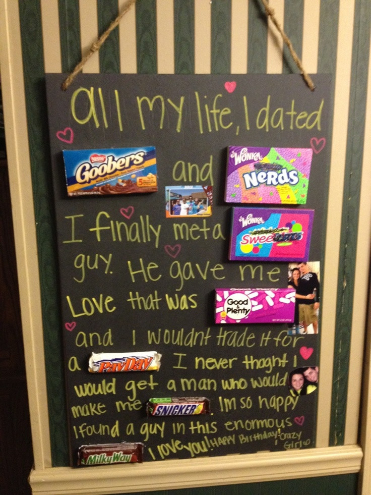Cute Gift Ideas For Boyfriends Birthday
 Sam s birthday poem to her boyfriend DIY