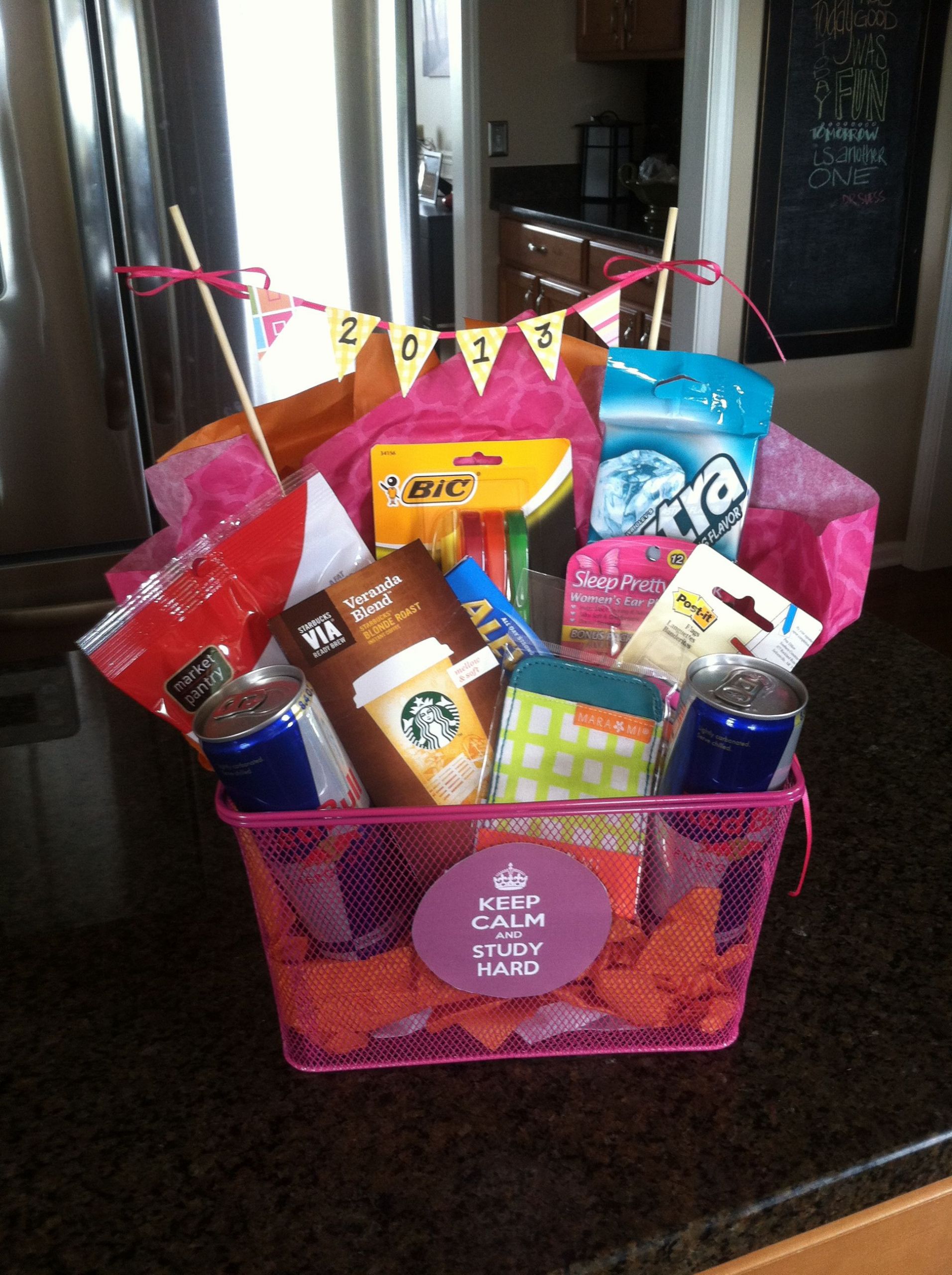 Cute Gift Ideas For Girls
 f to college t basket study t basket graduation
