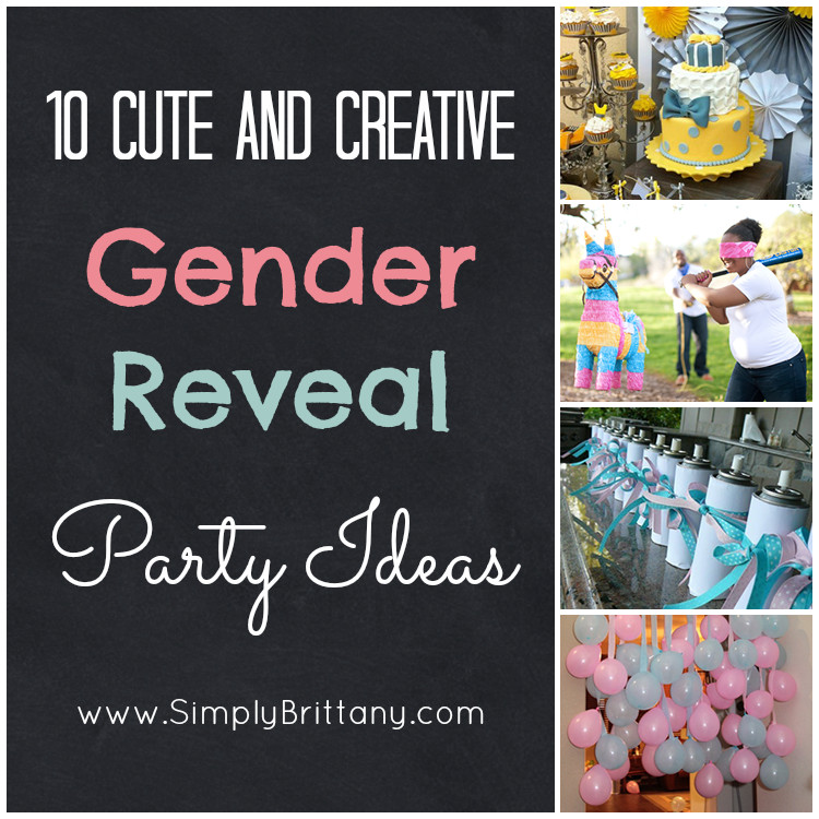 Cute Ideas For A Gender Reveal Party
 Baby Shower Archives Simply Brittany
