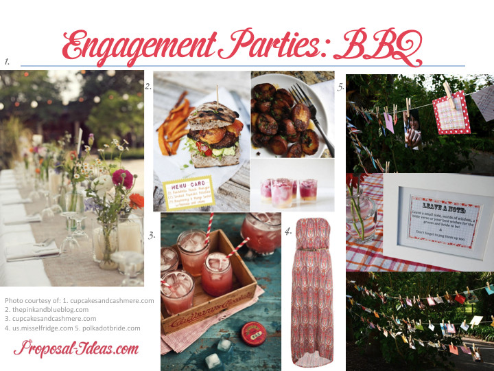 Cute Ideas For Engagement Party
 Engagement Parties BBQ Proposal Ideas Blog