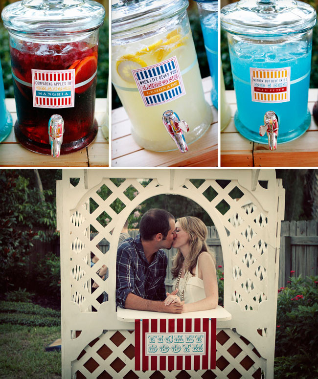 Cute Ideas For Engagement Party
 The Life and Love of a London Couple Cute carnival themed