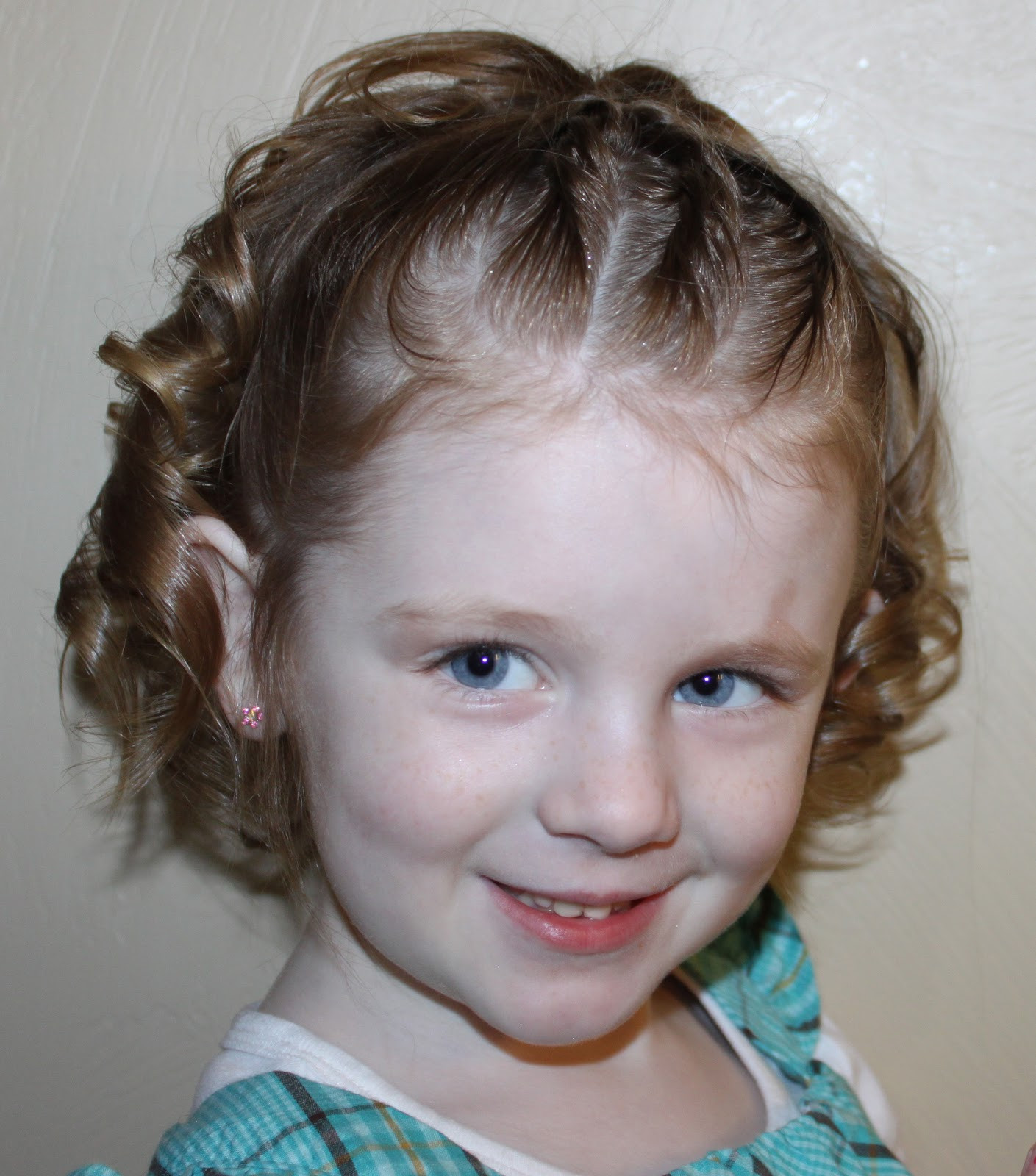 Cute Short Hairstyles For Kids
 Hairstyles for Girls The Wright Hair Toddler 3 rolls to