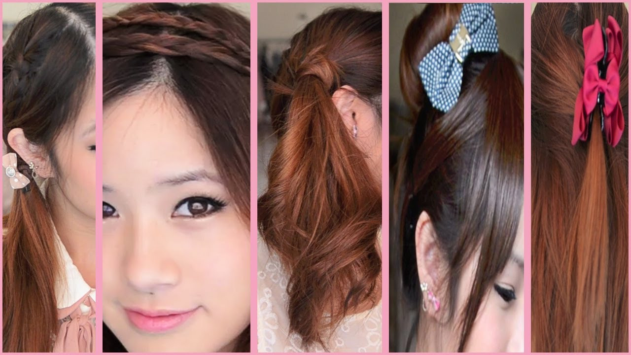 Cute Simple Hairstyles For School
 5 Quick and Easy Back to School Hairstyles