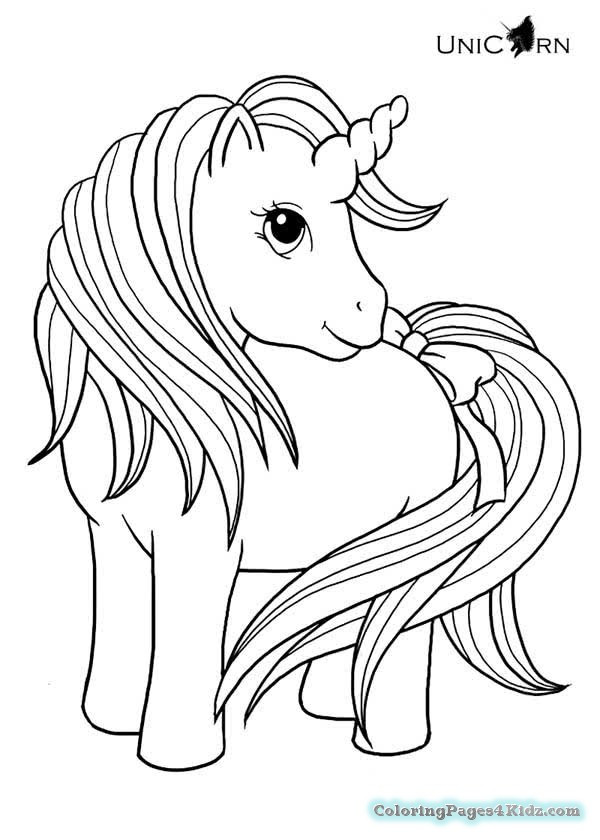 Cute Unicorn Coloring Pages For Kids
 Cute Unicorn Coloring Pages With Mustaches