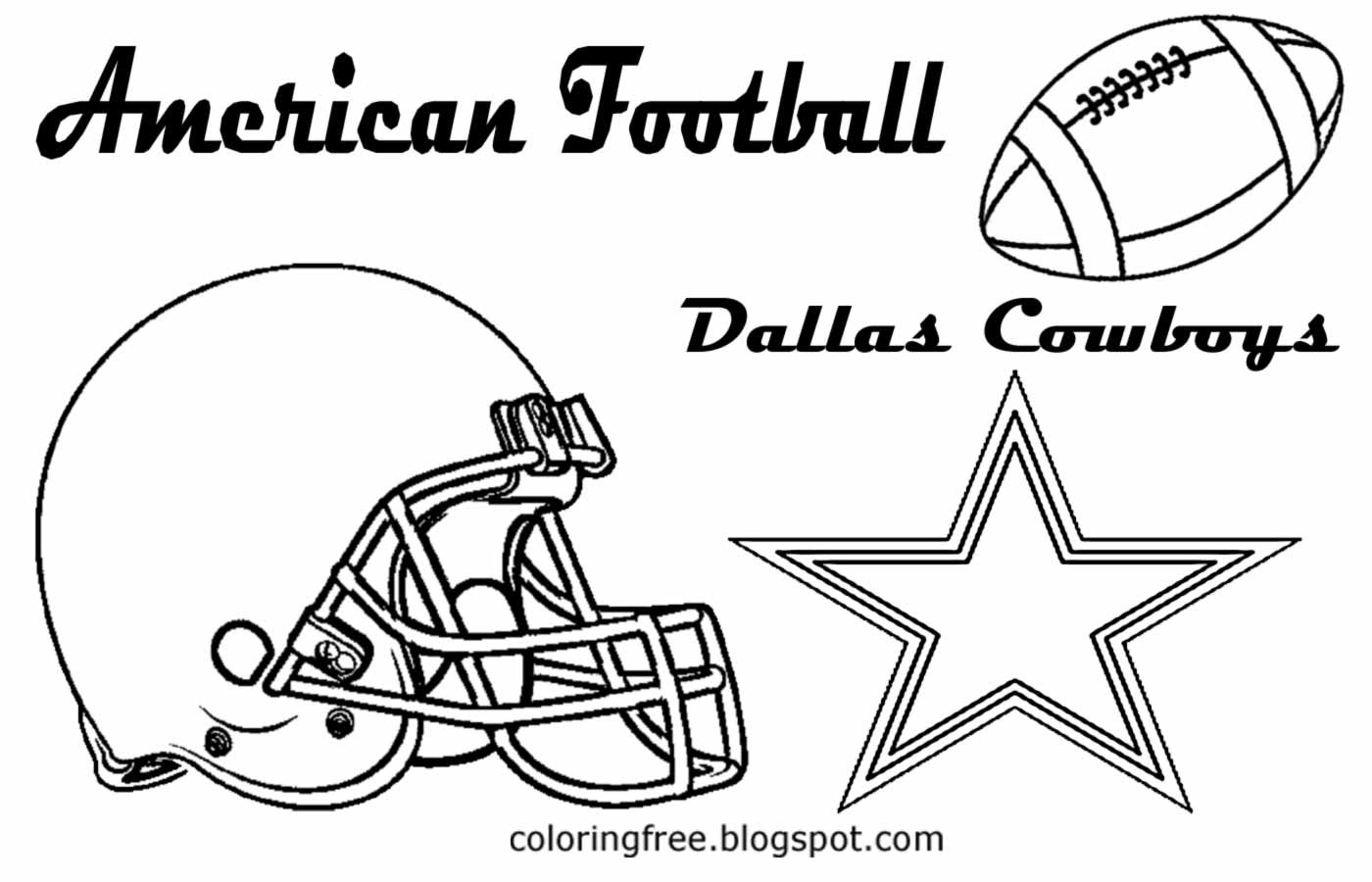 Dallas Cowboys Coloring Sheet
 Dallas Cowboys Coloring Pages Learny Kids