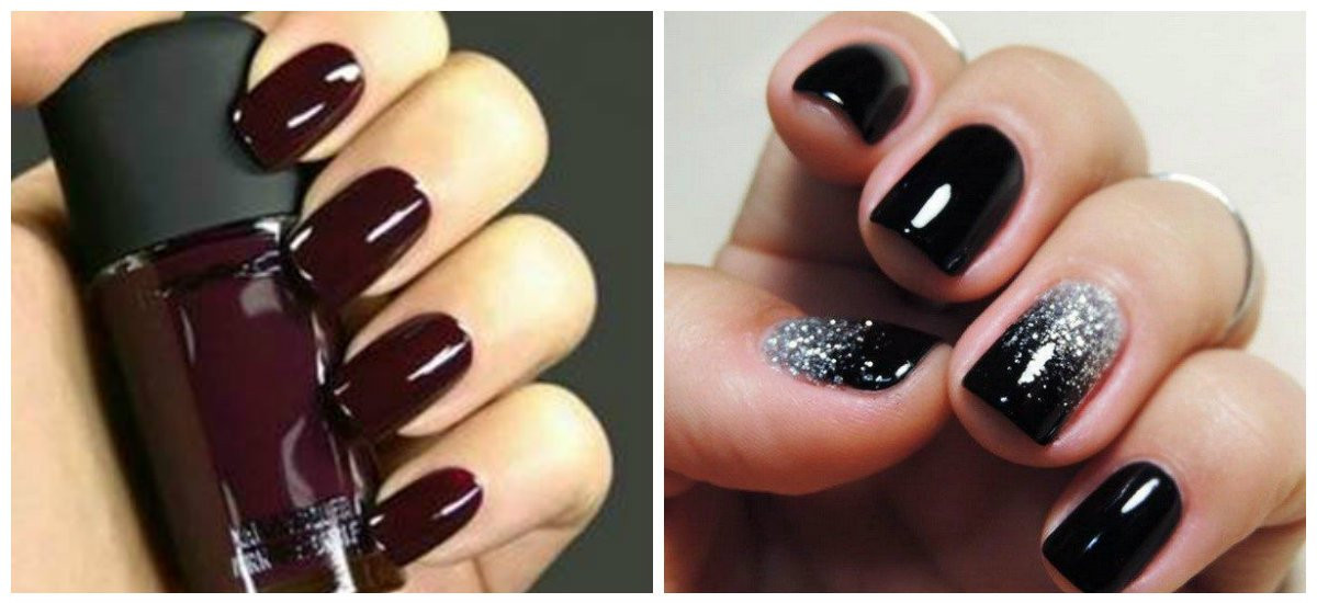 Dark Colors Nail Designs
 Nail designs 2017 fashion trends and colors