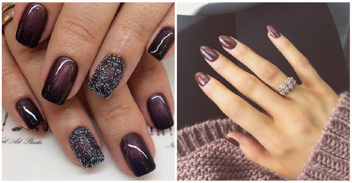Dark Colors Nail Designs
 25 Nail Designs To Spice Up Your Winter