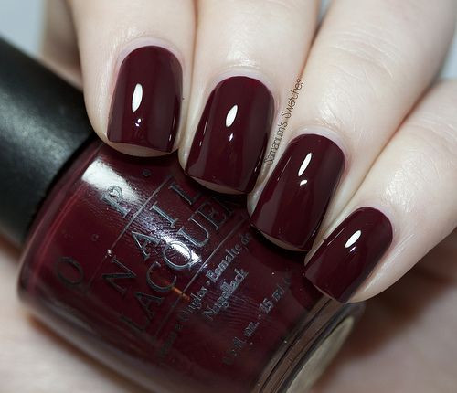 Dark Red Nail Colors
 MY 10 MOST FAVORITE FALL NAIL POLISH COLORS Whitney Port
