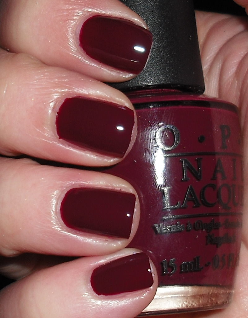 Dark Red Nail Colors
 Unnatural Beauty Who Says That it s ly What s on the