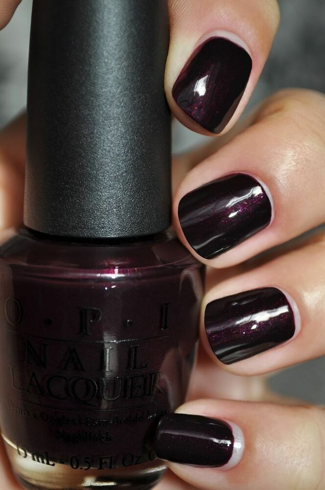 Dark Red Nail Colors
 OPI nail polish lacquer in black cherry chutney I43 15ml