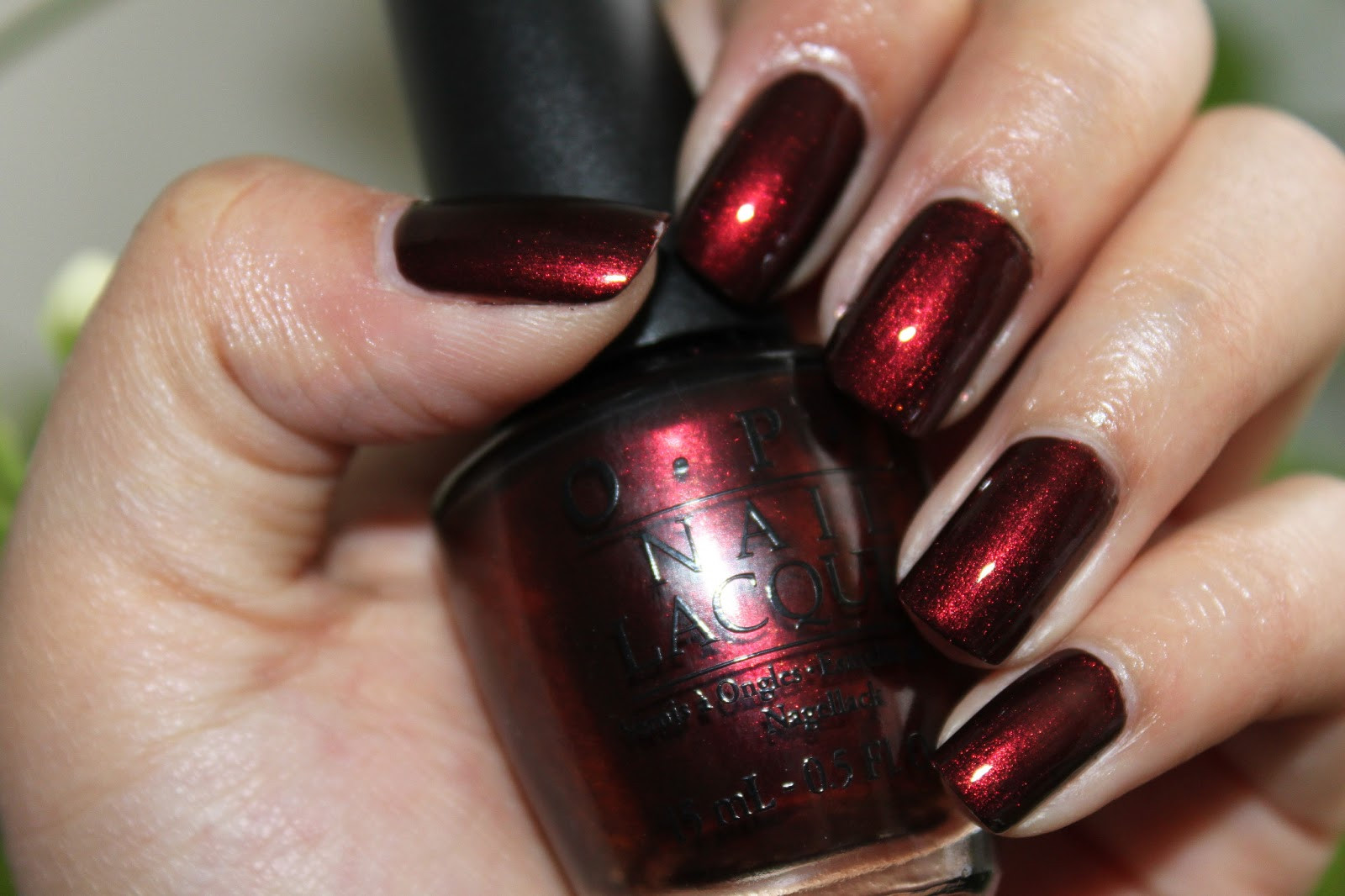 Dark Red Nail Colors
 DSK Steph OPI Germany Collection German icure By OPI