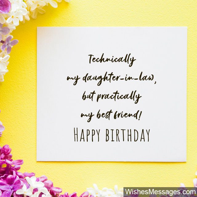 Daughter In Law Birthday Wishes
 Birthday Wishes for Daughter in Law – WishesMessages