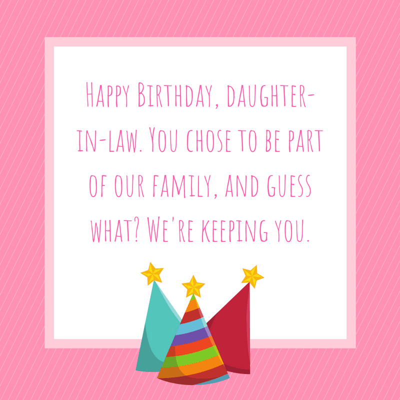 Daughter In Law Birthday Wishes
 20 Special Birthday Wishes For a Daughter in Law