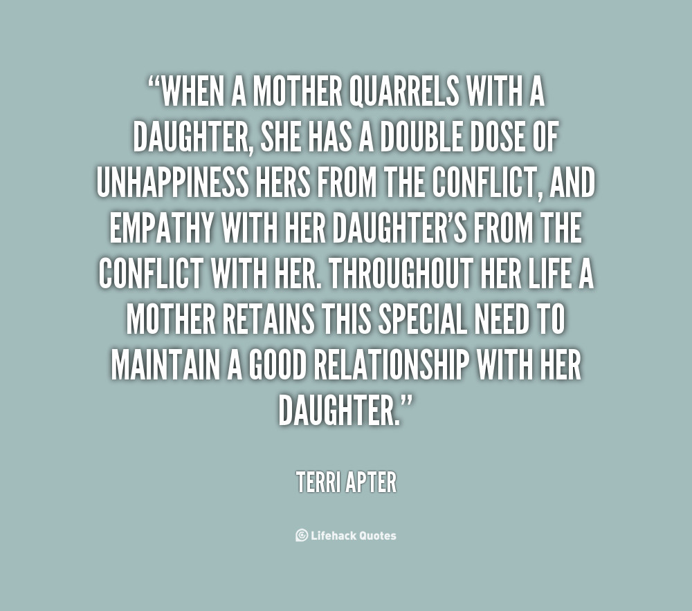 Daughter Quote To Mother
 Humorous Mother Daughter Quotes QuotesGram