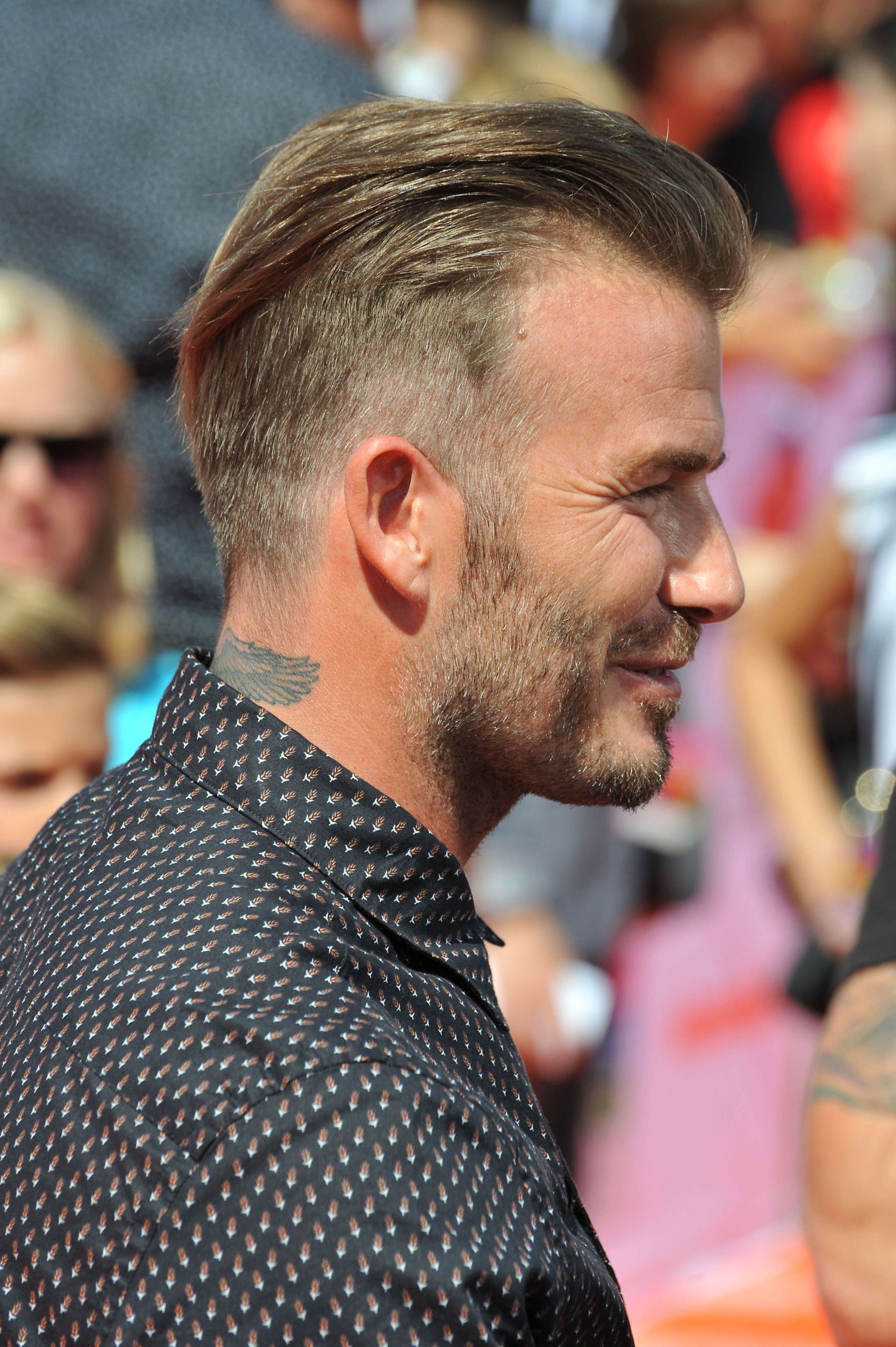 David Beckham Hairstyle Undercut
 Brad Pitt s Fury Haircut A Stylish Undercut Gallery
