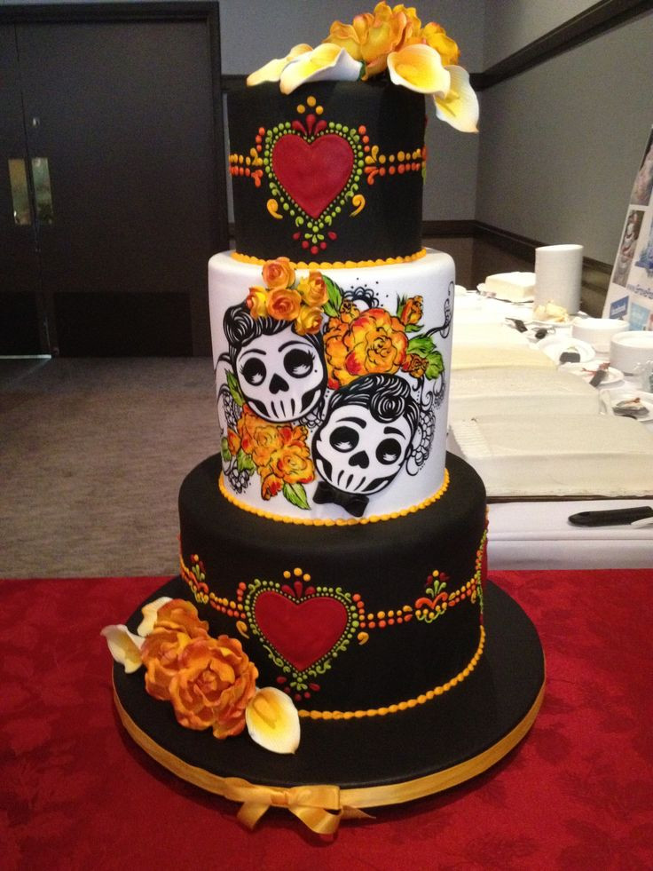 Day Of The Dead Wedding Cakes
 Top 25 ideas about Dia De Los Muertos on Pinterest