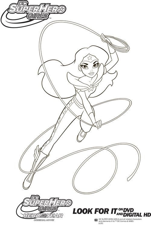 Dc Super Hero Girls Coloring Pages
 48 best colouring in images on Pinterest
