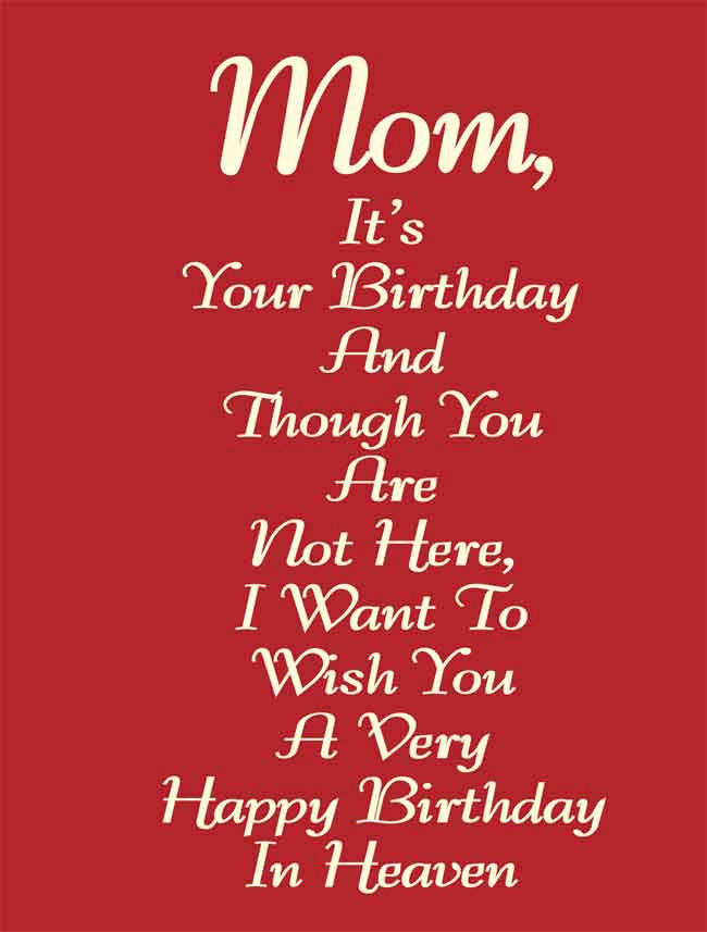 Dead Mother Quotes
 Birthday Quotes For The Deceased