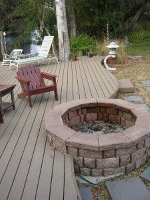 Deck Fire Pit Ideas
 32 Wonderful Deck Designs To Make Your Home Extremely Awesome