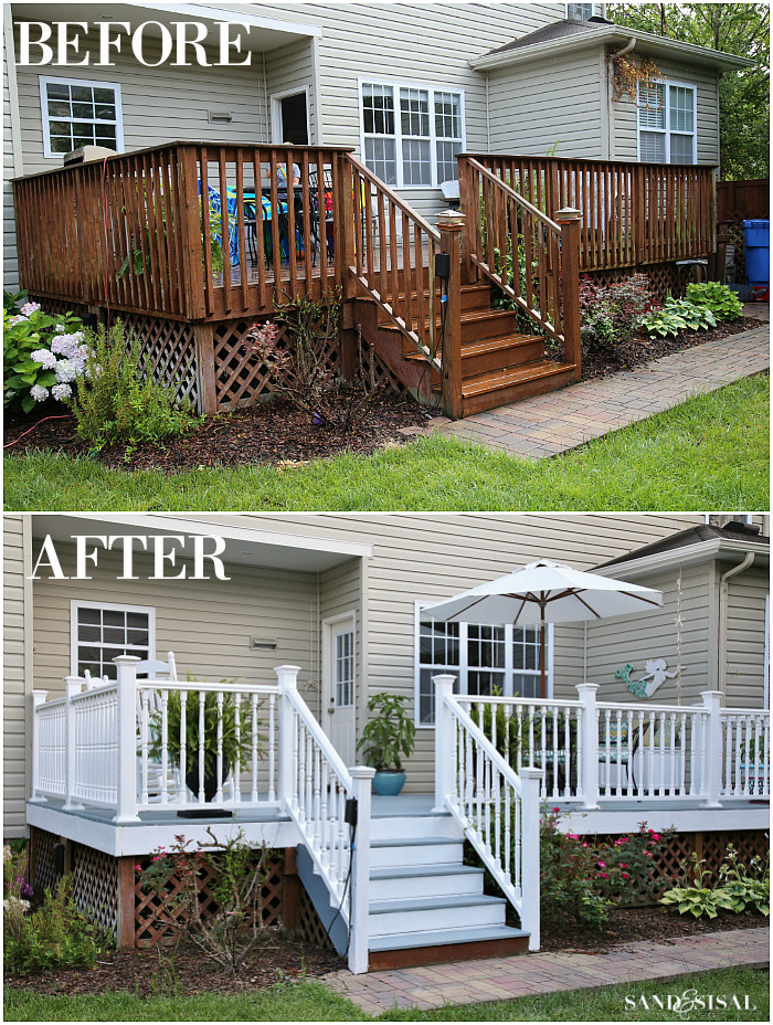 Deck Paint Ideas
 All Decked Out Total Deck Makeover Sand and Sisal
