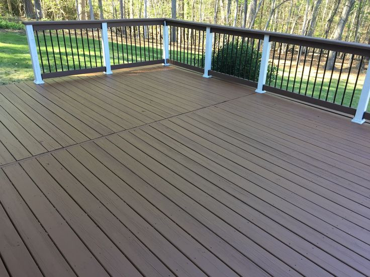 Deck Paint Ideas
 Did the deck today and love the double shade deck paint