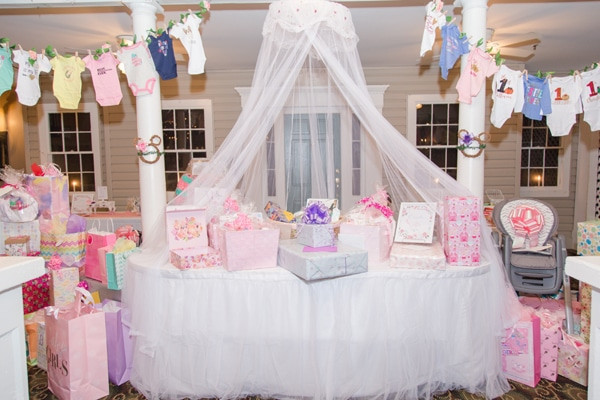 Decorating Ideas For Baby Shower Gift Table
 Gorgeous Gorgeous Minnie Mouse Baby Shower Pretty My