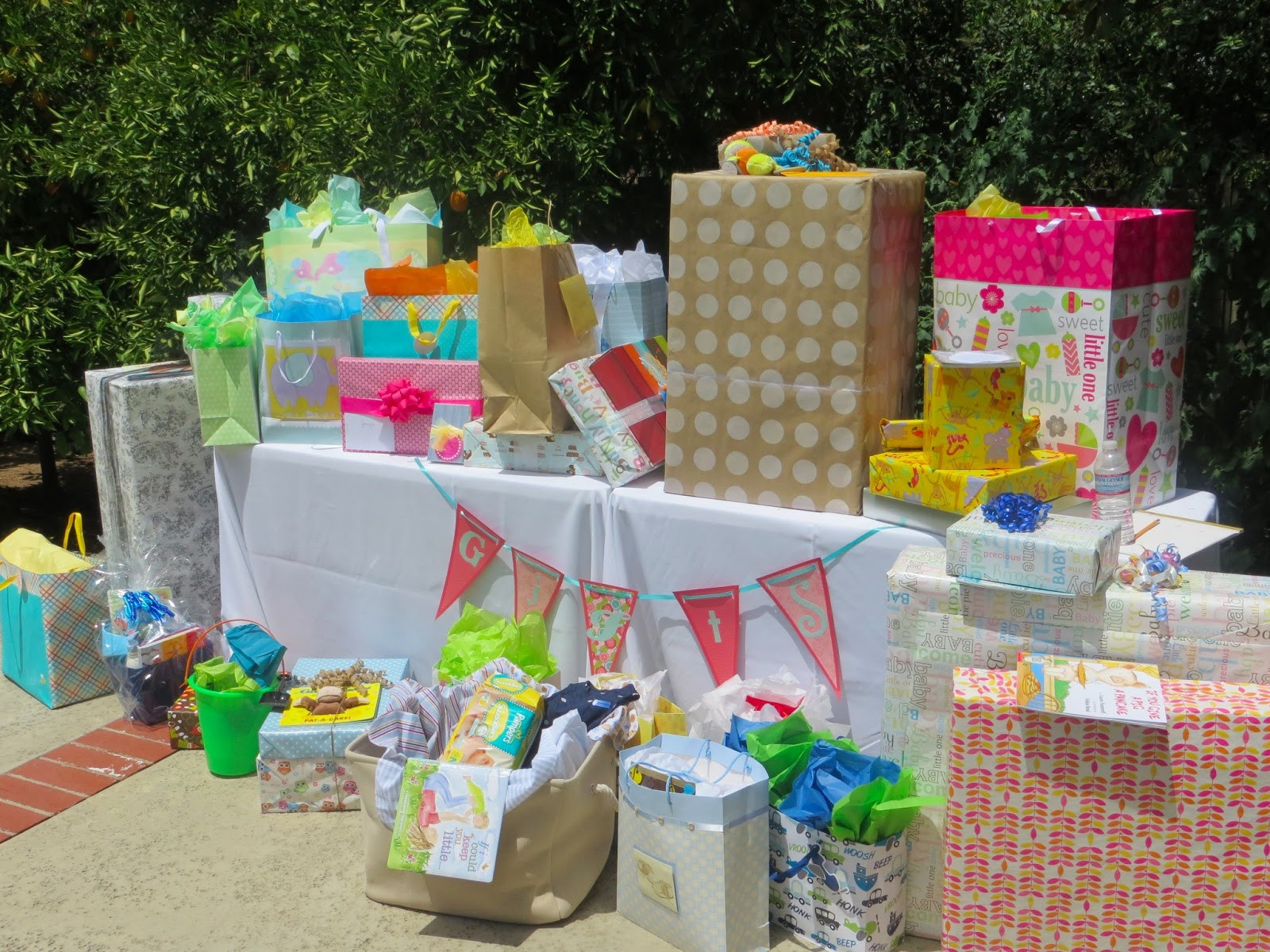 Decorating Ideas For Baby Shower Gift Table
 Insane for Ukraine Baby Shower