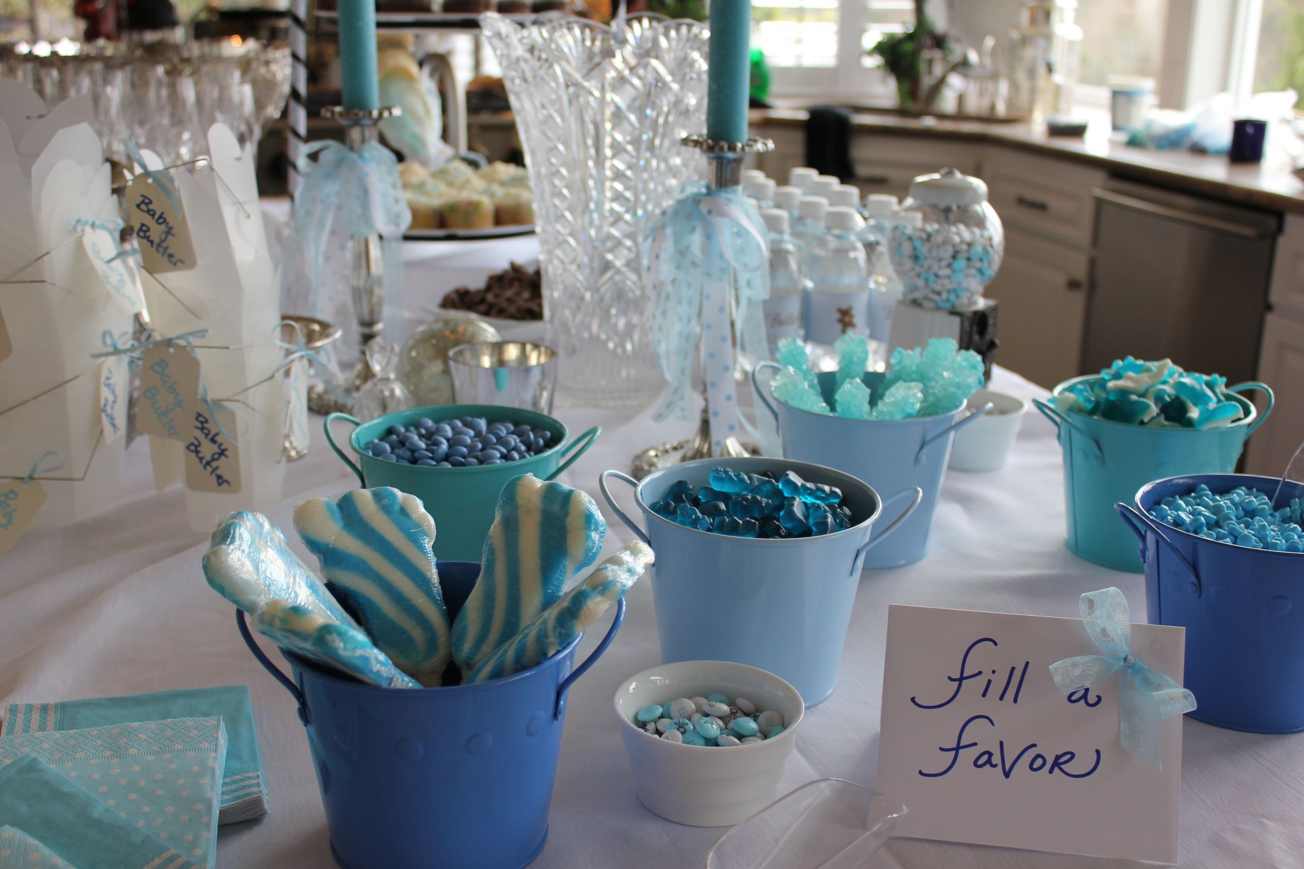 Decorating Ideas For Baby Shower Gift Table
 Throwing a Baby Shower for a Boy