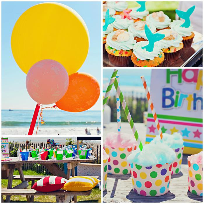Decorating Ideas For Beach Party
 Kara s Party Ideas End Summer Vintage Beach Party