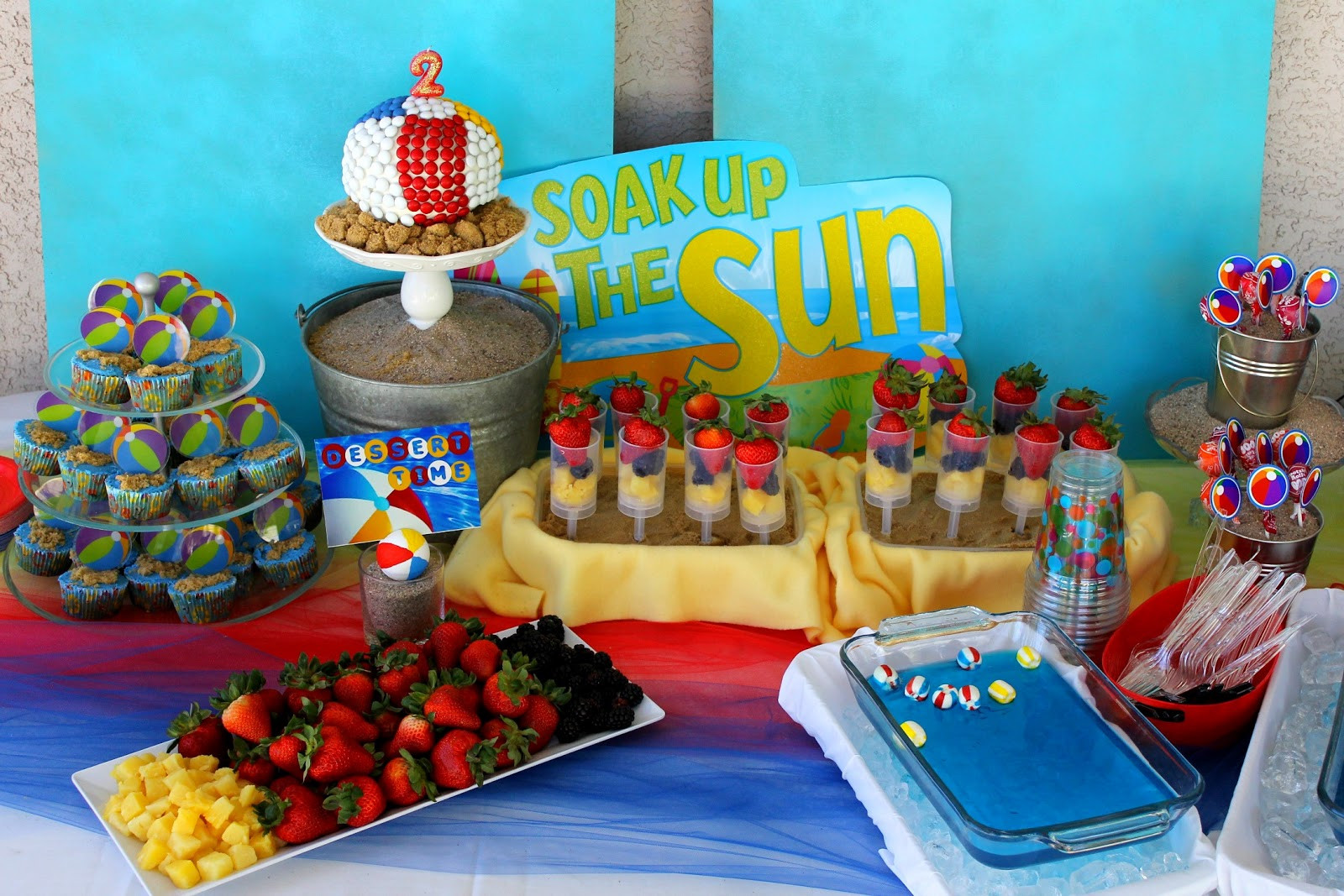 Decorating Ideas For Beach Party
 Honey Crust Hank s Beach Ball Birthday Bash