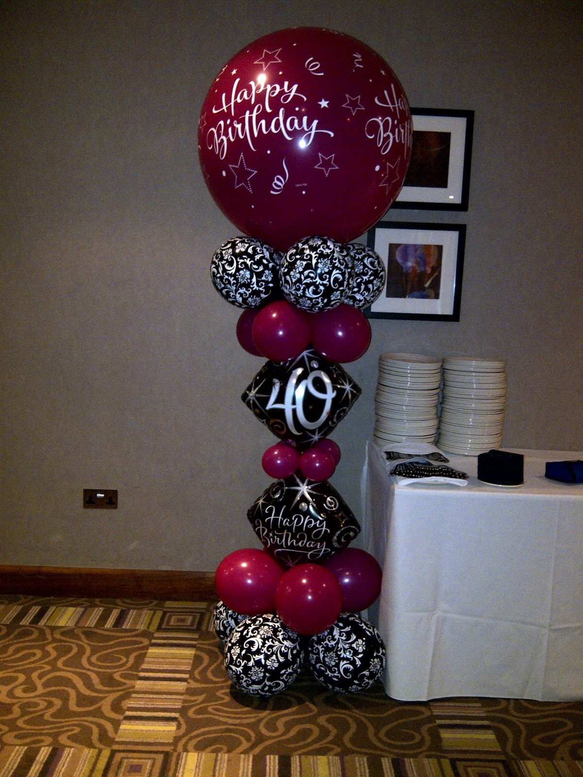 Decorations For 40th Birthday
 Wel e to Party Buds Balloon World Professional
