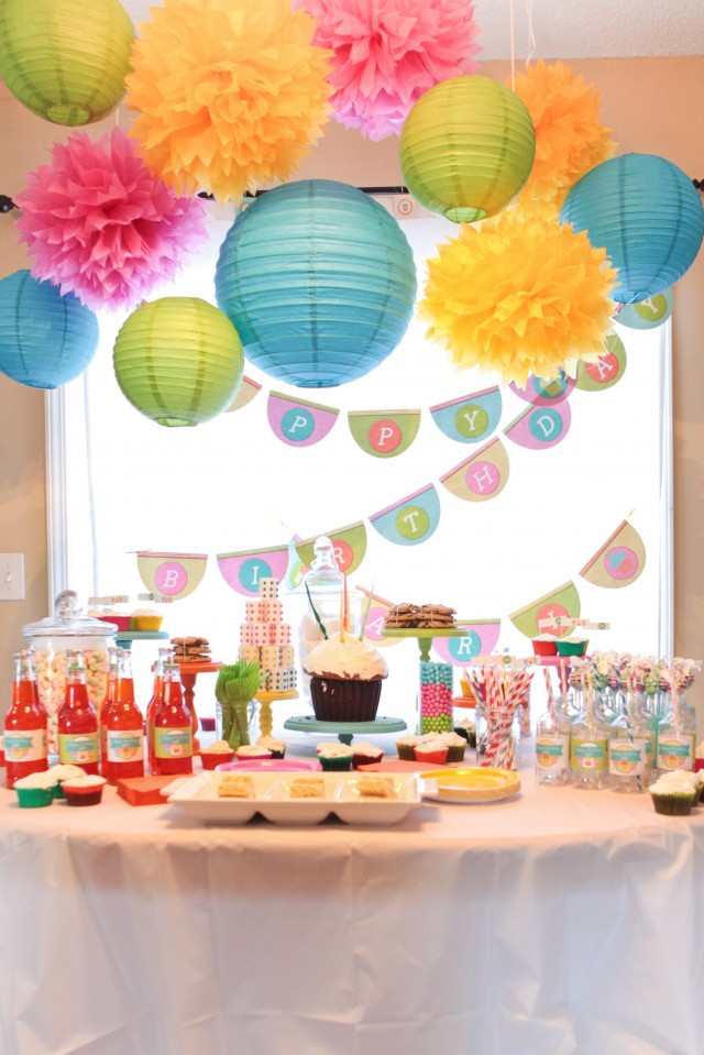Decorations For Birthday Party
 A Sweet Cupcake Birthday Party Anders Ruff Custom