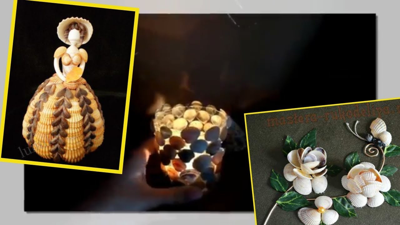 Decorative Seashell Craft Ideas
 Best DIY Seashell Decor Ideas Sea Shell Craft Making