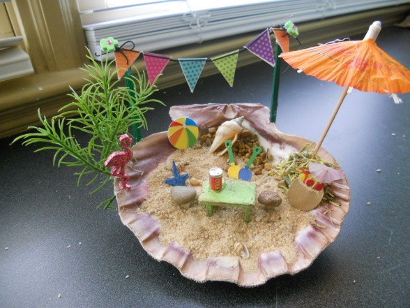 Decorative Seashell Craft Ideas
 Unique Craft with Beach Shell Decorative Ideas