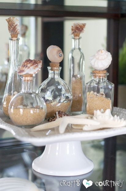Decorative Seashell Craft Ideas
 Easy to Make Decorative Seashell Bottles