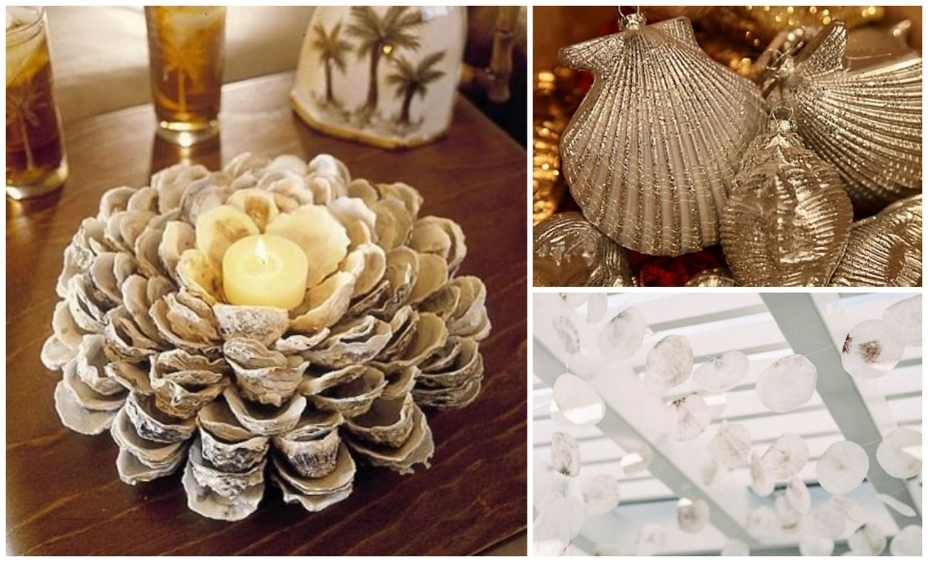 Decorative Seashell Craft Ideas
 shell ornaments to make
