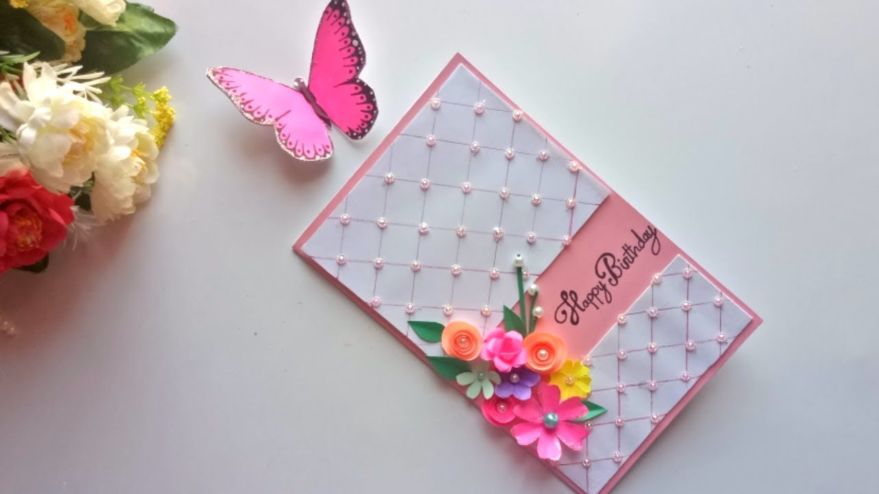 Design Birthday Cards
 Beautiful Handmade Birthday card idea DIY Greeting Pop