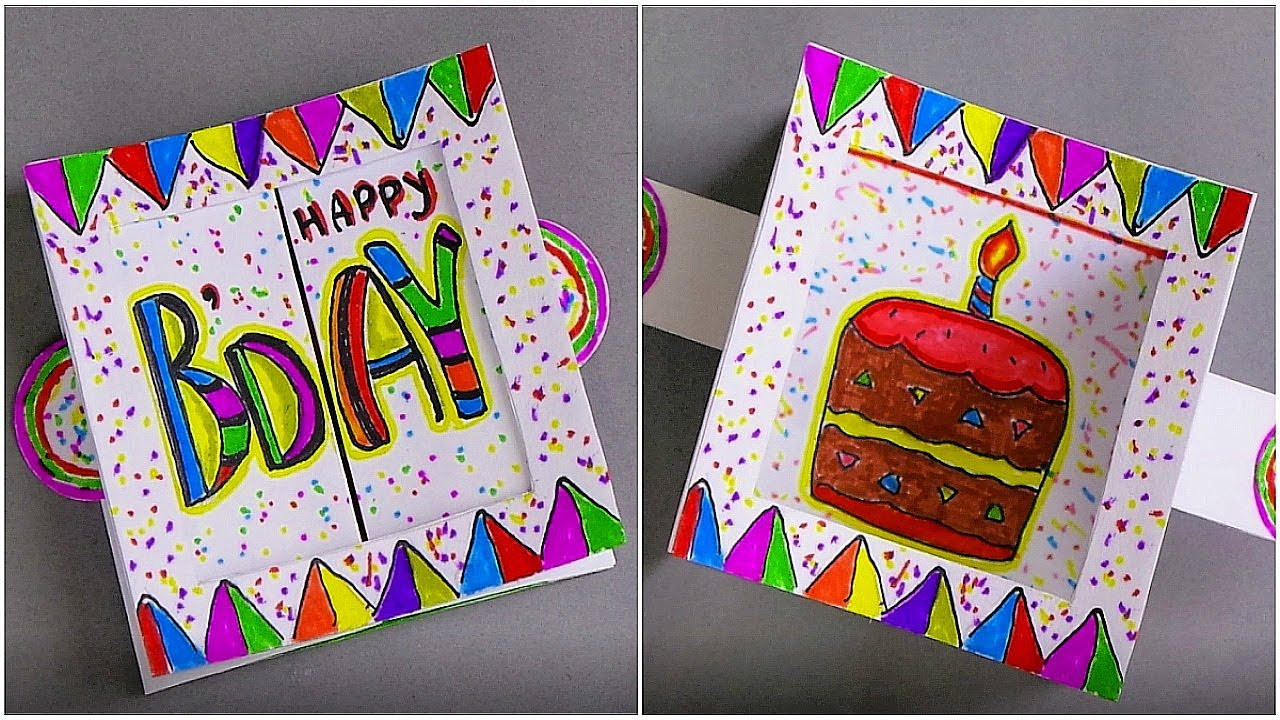 Design Birthday Cards
 DIY BIRTHDAY CARD HANDMADE GREETING CARD MAKING IDEAS