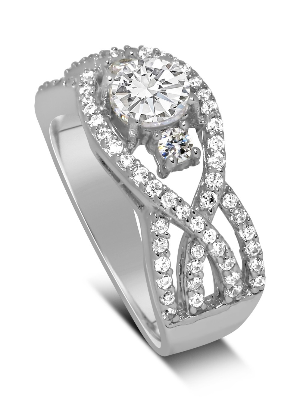 Designer Diamond Engagement Rings
 Perfect Designer 1 carat Round Diamond Engagement Ring for