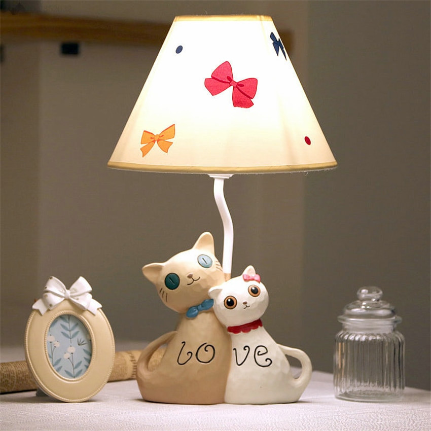 Desk Lamps For Kids Rooms
 JW Modern Fun Creative Cute Cat Table Lamp for Living Room