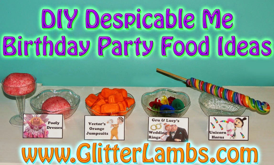 Despicable Me Party Food Ideas
 DIY Birthday Blog DIY Despicable Me Birthday Party Food Ideas
