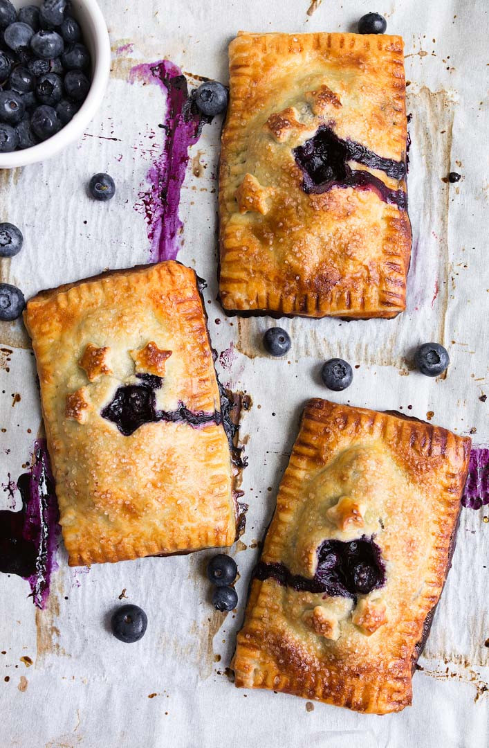 Dessert For Two
 Mini Blueberry Hand Pies and Strawberry too