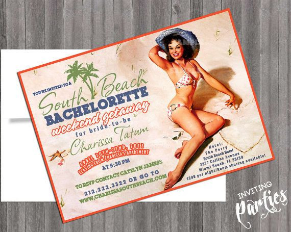 Destination Beach Themed Bachelorette Party Ideas
 Pin en Kristinmas in July