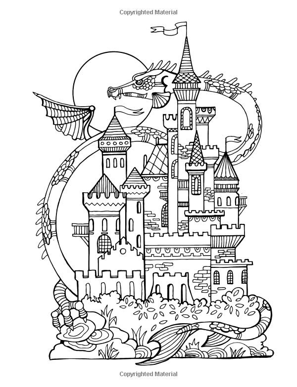 Detailed Coloring Pages For Girls
 Coloring Books For Girls Princess & Unicorn Designs