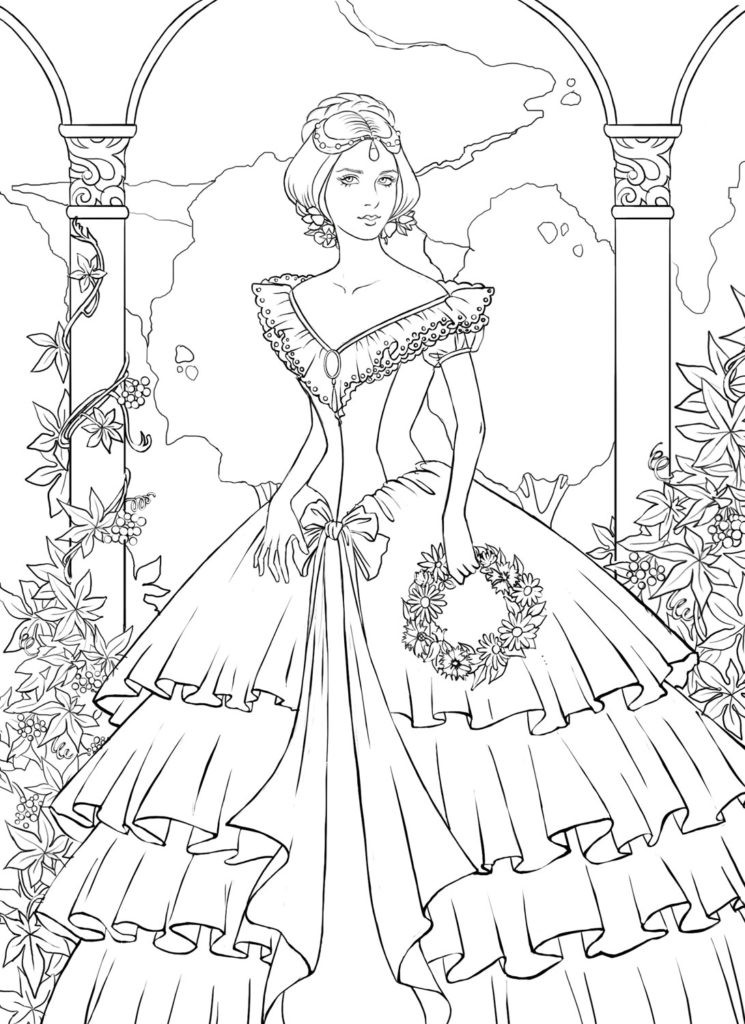 Detailed Coloring Pages For Girls
 Coloring Pages Detailed Landscape Coloring Pages For