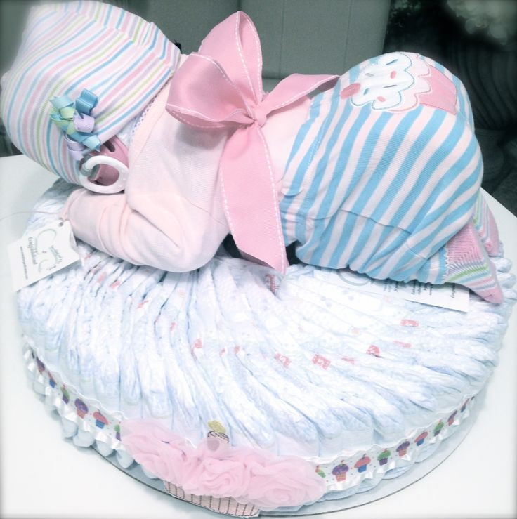 Diaper Baby Shower Gift Ideas
 Custom Lil Cupcake Diaper Baby Cake Perfect for a baby