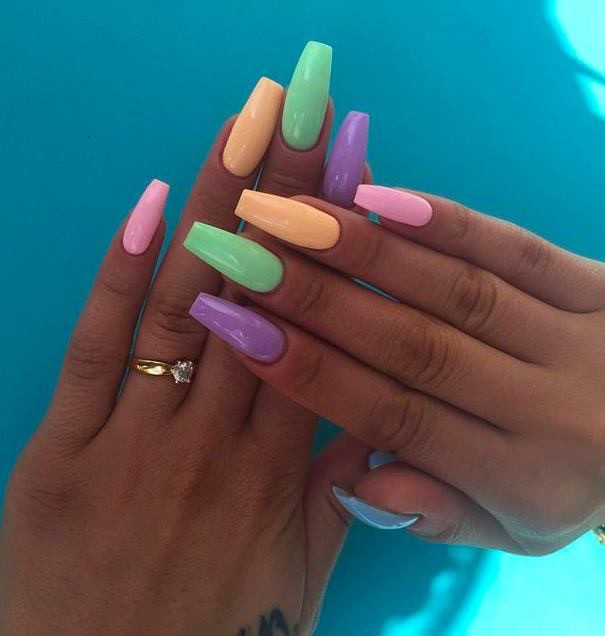 Different Nail Colors On Fingers
 Best Wedding Nails Ideas for 2018 All For Fashions