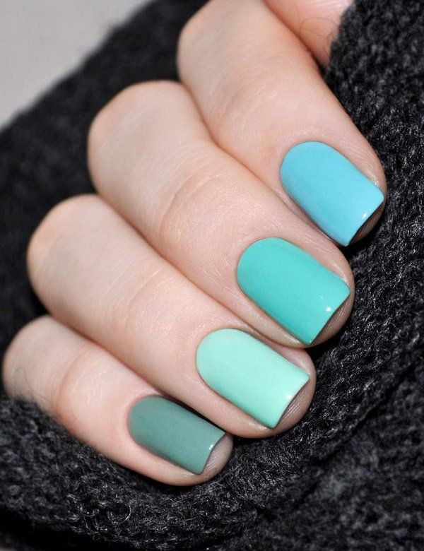 Different Nail Colors On Fingers
 70 Square Nail Art Ideas